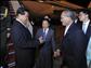 2月4日，中国全国政协主席贾庆林抵达吉隆坡，开始对马来西亚进行正式友好访问。 新华社记者 张铎 摄