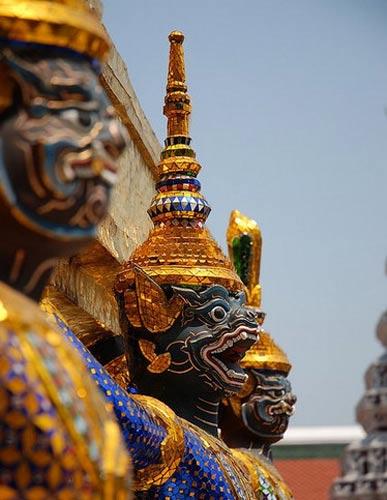 泰国大皇宫 满城尽是黄金甲(组图)