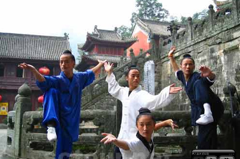 Chinese folk dance Wudang Wushu Taoist socks martial arts practice