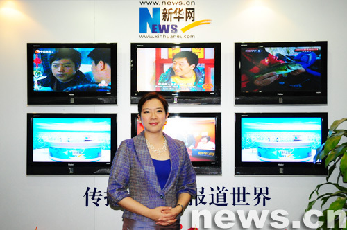 Kanyarat Bhanthumnavin, First Secretary of the Royal Thai Embassy in China, speaks during an interview with Xinhuanet in Beijing, on Thursday, Jan. 28, 2009. 