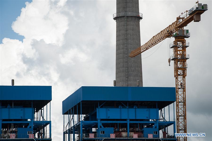 Photo taken on May 21, 2016 shows a bauxite smelter plant during the soft opening of Well Harvest Winning Alumina Refinery Company at Ketapang district in West Kalimantan province, Indonesia. The bauxite smelter plant is the first one operated by joint enterprise between China and Indonesia in Indonesia. 