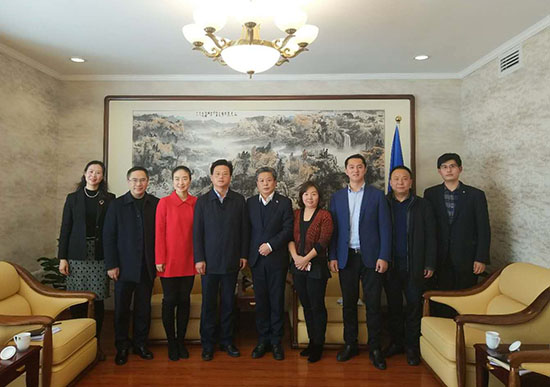 Secretary-General Chen Dehai Met with Deputy Mayor of Yibin City
