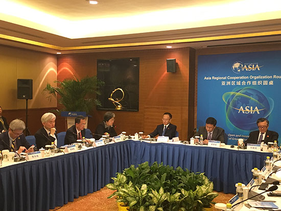 ACC Secretary-General Attended the Round-Table Meeting on Asian Regional Cooperation Organizations