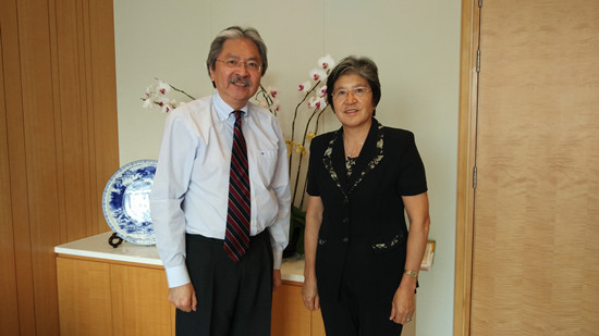 ACC Secretary-General Met with Financial Secretary of the Government of HKSAR