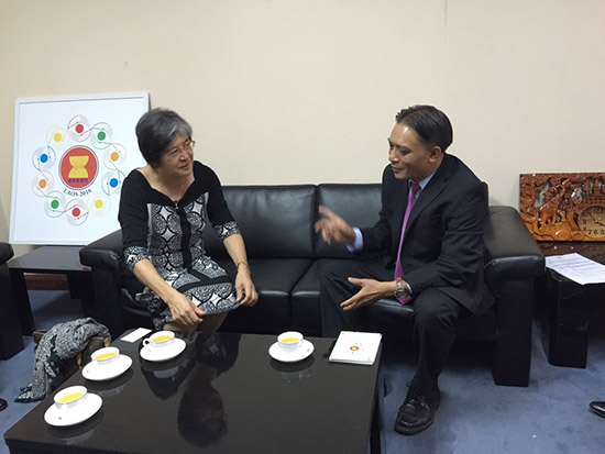 ACC Secretary-General Met with Director-General of ASEAN  Department of Lao Ministry of Foreign Affairs