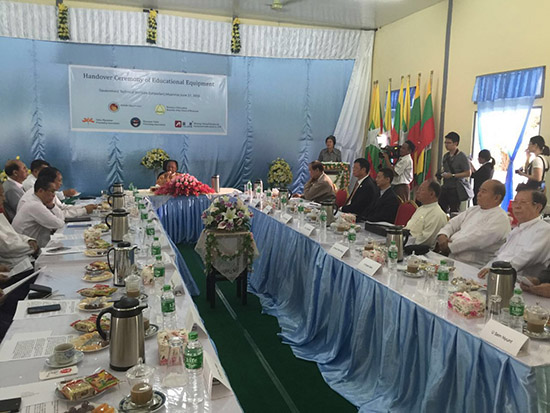ACC Secretary-General Attended the Vocational Equipment Handover Ceremony